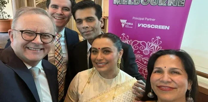 Australian PM’s selfie with Rani Mukherji, Karan Johar goes viral
