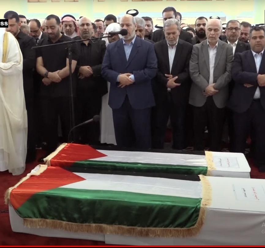 Shaheed Hamas chief Ismail Haniyeh’s funeral prayers offered in Doha
