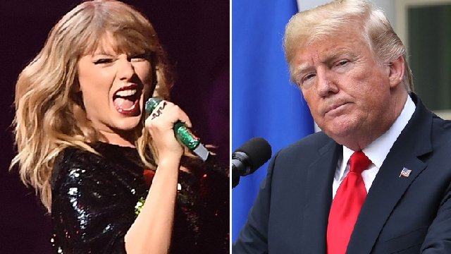 Donald Trump hits back at Taylor Swift