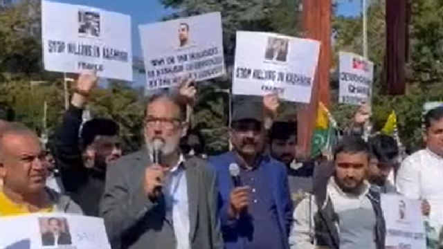 Kashmiris protest against Indian atrocities outside UN