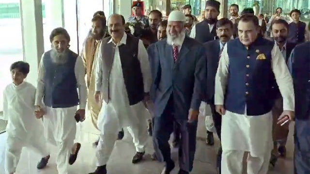 Renowned Islamic scholar Dr. Zakir Naik arrives in Islamabad