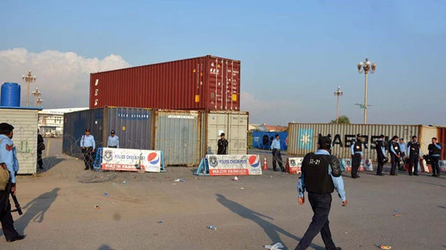 Roads closed as PTI set to stage rally in Islamabad today