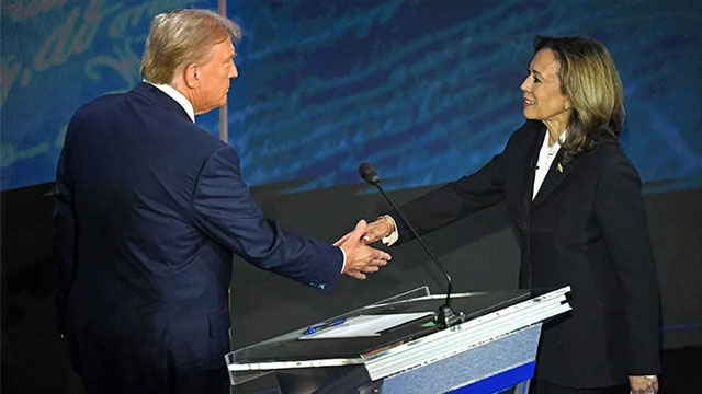 Trump and Harris clash on economy in first presidential debate