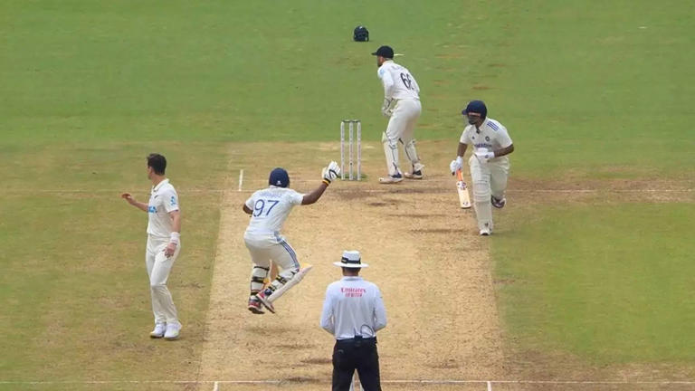 Watch: Sarfaraz Khan jumps in hilarious mix-up with Rishabh Pant