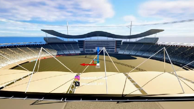 Gaddafi Stadium transformation in full swing