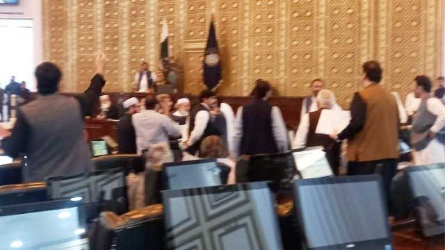 Ruckus mars KP Assembly session after CM Gandapur’s speech