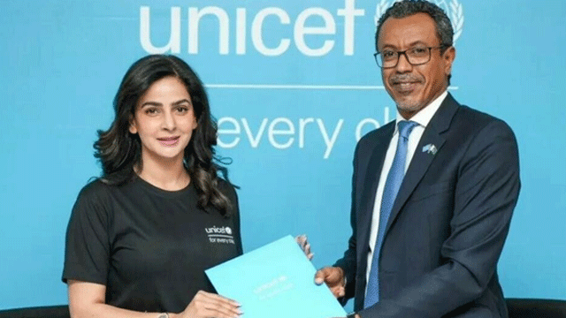 Saba Qamar named UNICEF’s National Ambassador for Child Rights in Pakistan