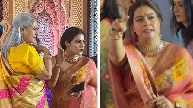 WATCH: Kajol gets irritated by whistling during pooja