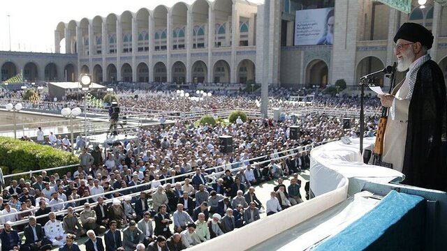 Khamenei says missile attack on Israel ‘legal and legitimate’ in rare Friday sermon