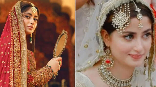 Sajal Aly’s photos in wedding dress viral go viral