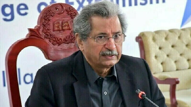 Shafqat Mahmood advises PTI and govt to show restrain till foreign guest’s departure