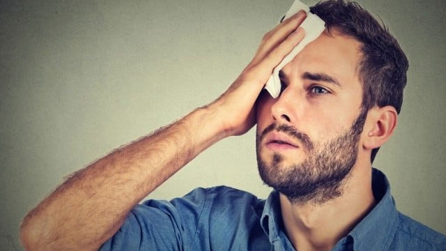 Excessive sweating makes skin more sensitive, shows research
