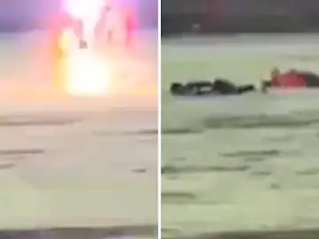 Lightning strike kills footballer during live match in Peru