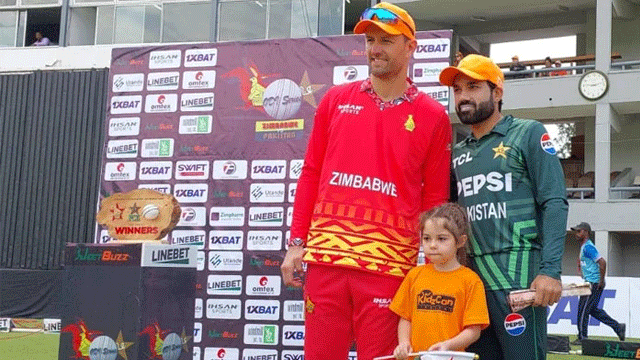 1st ODI: Why are players of Pakistan and Zimbabwe wearing orange caps?