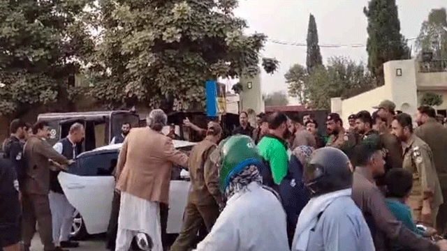 Key PTI leaders released after brief detention outside Adiala Jail
