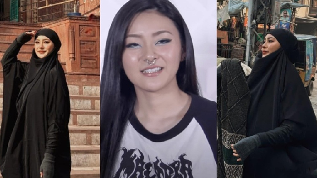 Japanese actress Rae Lil Black wears hijab on Pakistan trip