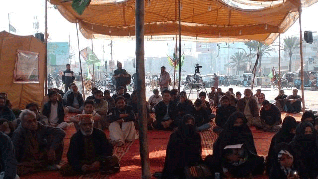 Sit-ins against Parachinar situation enter eight day in Karachi