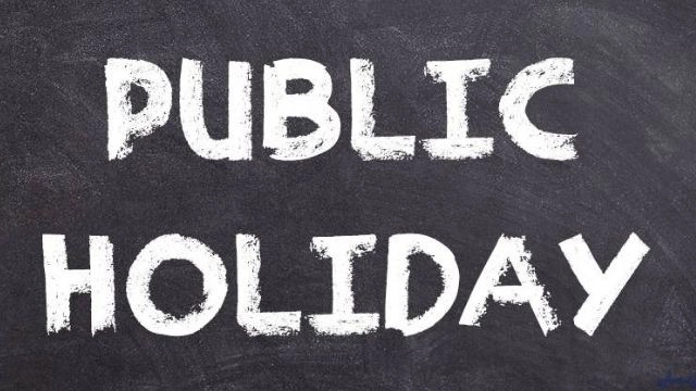 Government announces public holiday