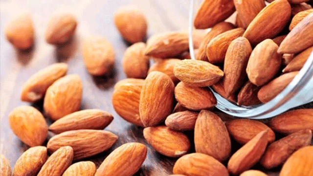 How many almonds a day are enough for an adult and child?