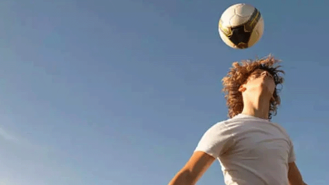 Heading a football can cause brain damage