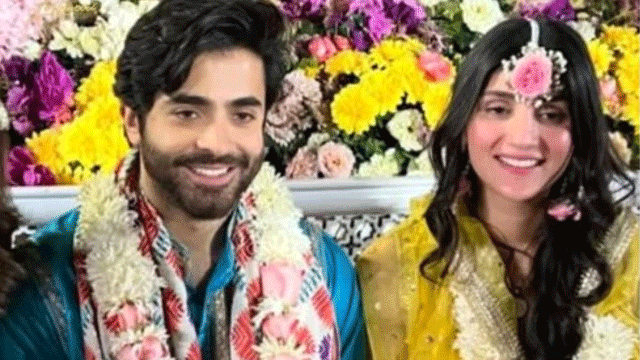 Sheheryar Munawar’s mehndi photos set social media ablaze