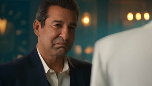 Wasim Akram unveils iconic white jacket for Champions Trophy 2025