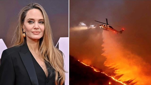 Los Angeles fires: Angelina Jolie opens doors of her home for victims