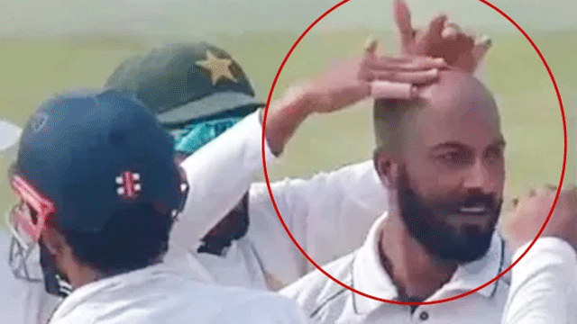 WATCH: Video of Babar Azam playing tabla on Sajid’s head goes viral