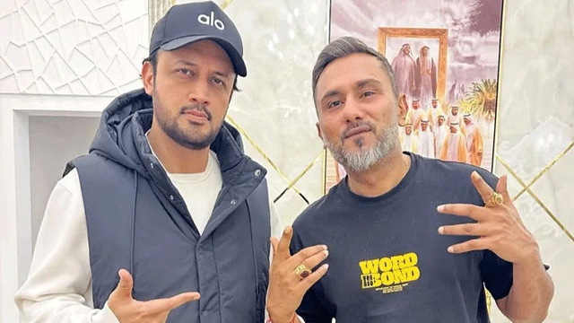 ‘Borderless brothers’: Honey Singh shares picture with Atif Aslam