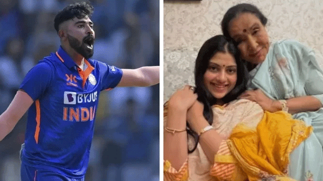 Muhammad Siraj and Asha Bhosle’s granddaughter break silence on rumours of their relationship