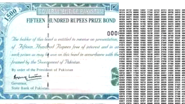 Rs 1500 Prize Bond August 2025 – First & Second Prize Winners Announced