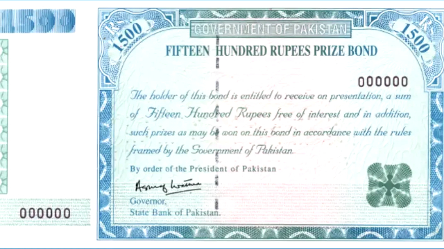 Rs1500 prize bond draw date & venue – February 2025