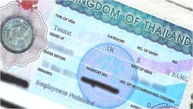 Thailand visit visa fee and bank statement requirement – February 2025