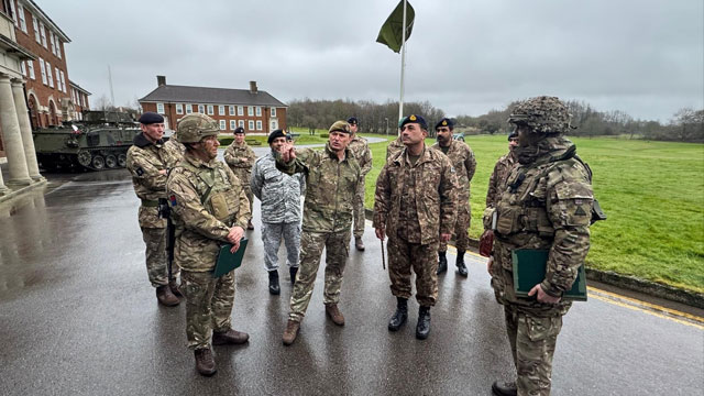 Gen Asim Munir visits Warminster and Larkhill Garrisons on invitation of CGS UK Army