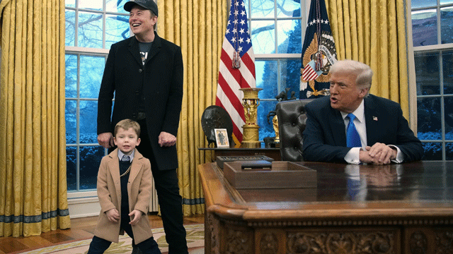 Video of Elon Musk’s son mimicking Trump goes viral