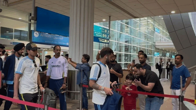 Champions Trophy: Indian cricketers sans personal chefs and hairdressers arrive in Dubai