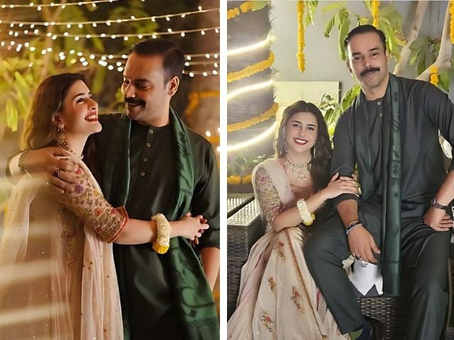 Actress Kubra Khan and Gohar Rashid tie the knot in Makkah, photos go viral