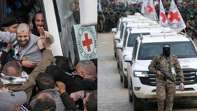 642 Palestinian prisoners released from Israeli jails