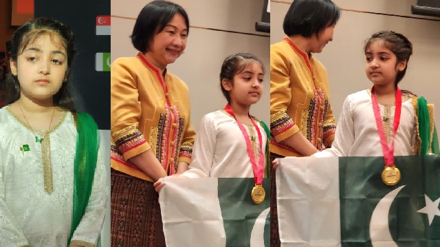 Pakistani student Inara wins gold medal at International Kangaroo Science Competition Global