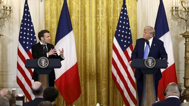 Ukraine war could end in a few weeks, Trump tells Macron