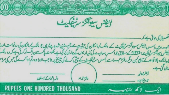 Defence, Bahbood Savings Certificates Latest Profit Rates – March 2025