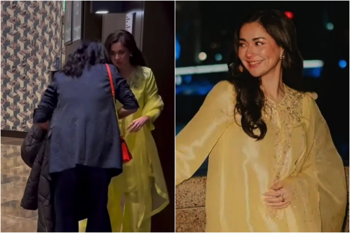 Hania Aamir Spotted Hiding Something – Watch Video