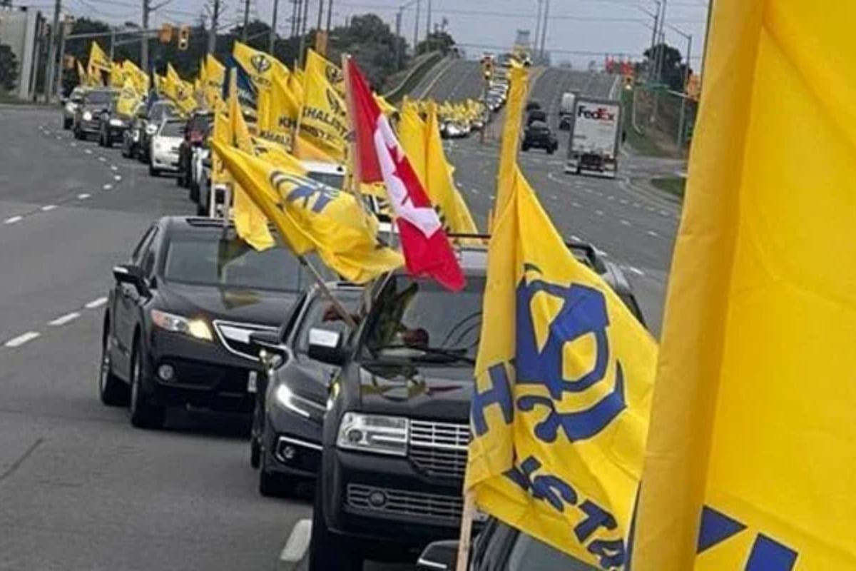 Pro-Khalistan activists hold car rally in California