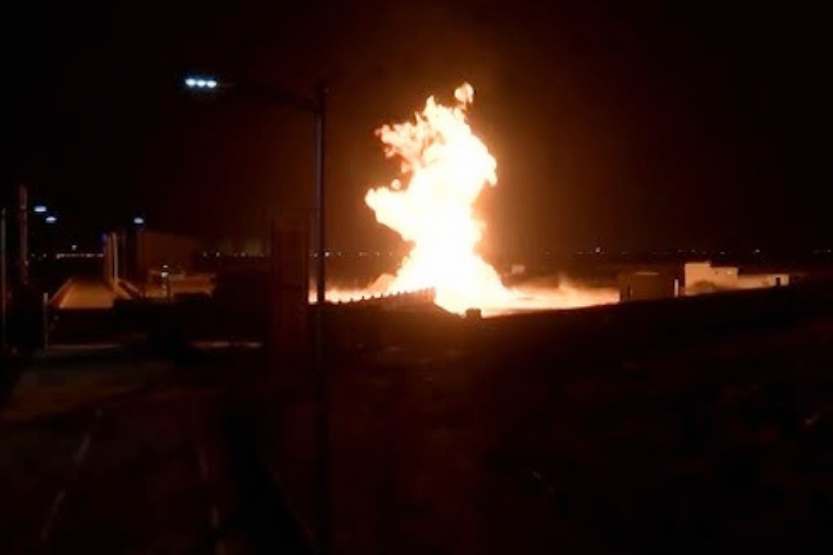 Korangi Crossing fire still raging as efforts to extinguish