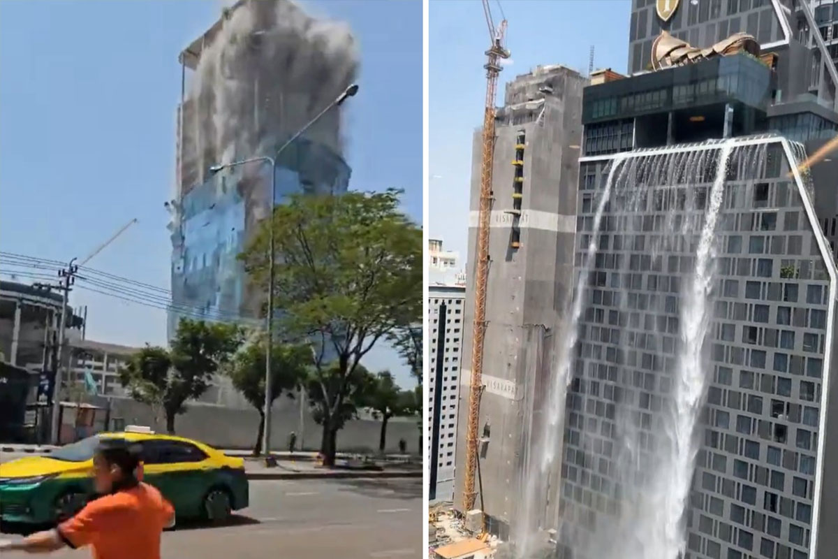 Thailand Earthquake Videos Shows Bangkok Buildings Collapses