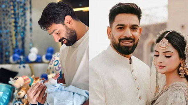 Haris Rauf shares first picture with his newborn son on social media