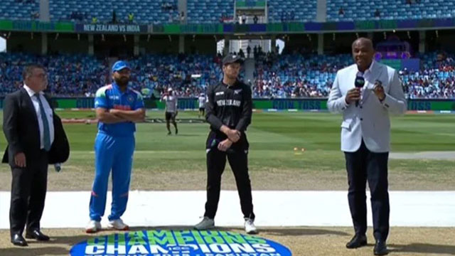 Champions Trophy: New Zealand choose to field first against India