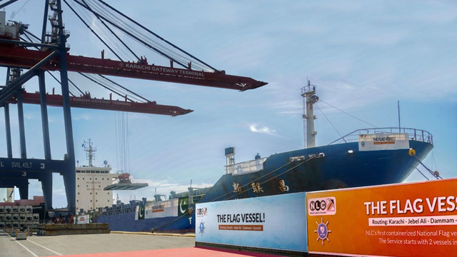 NLC launches first containerized flagship naval service to Gulf countries