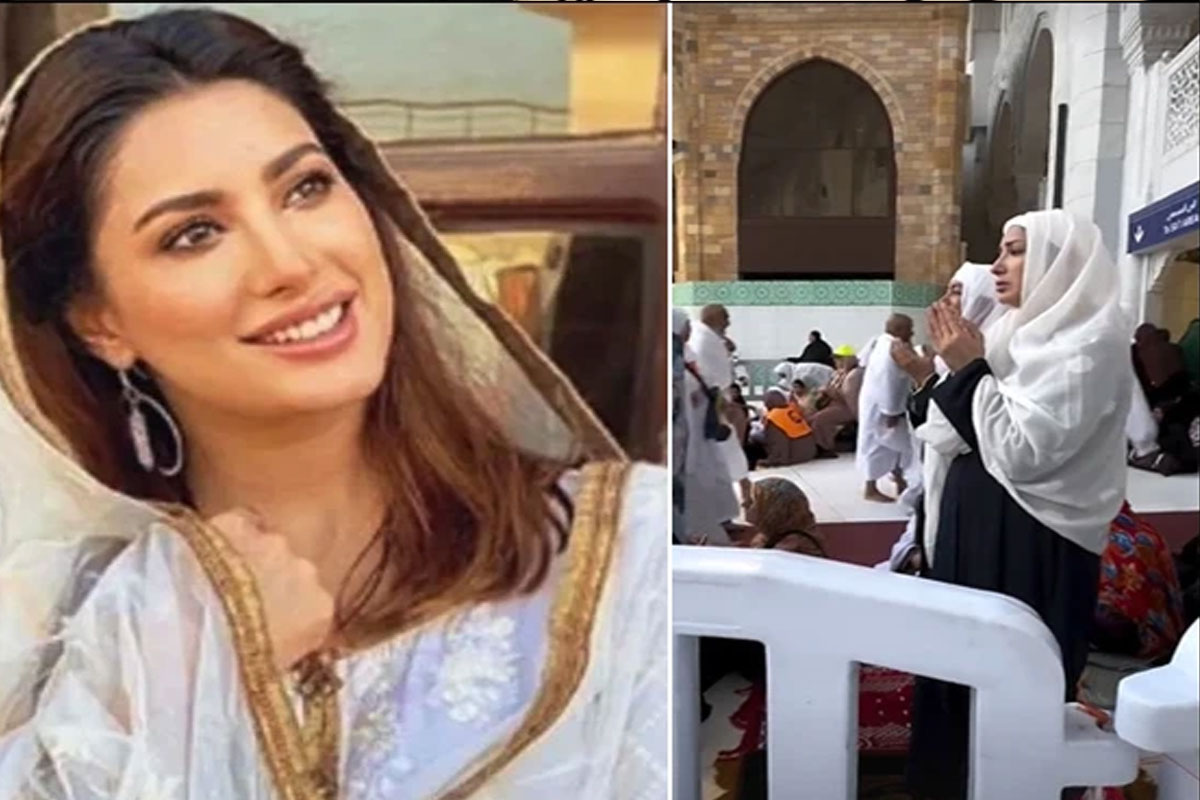 Mehwish Hayat performs Umrah in Ramazan