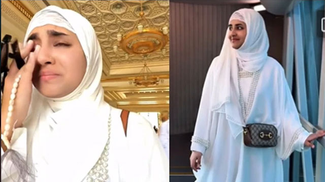 TikToker Minahil Malik performs Umrah, shares video with fans